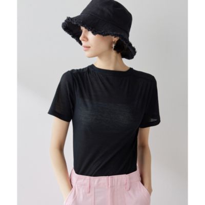 Whim Gazette シアーストレッチプルオーバー　グレージュ ウィムガゼット Whim Gazette シアーストレッチプルオーバー