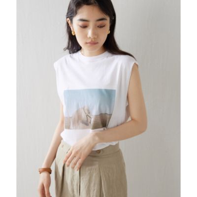 Whim Gazette(ウィム ガゼット)のフォトノースリーブプル