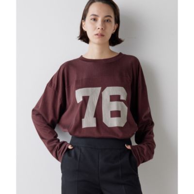 新製品情報も満載 Whim Gazette(ウィム ガゼット)のフットボールロングTシャツ通販 トップス
