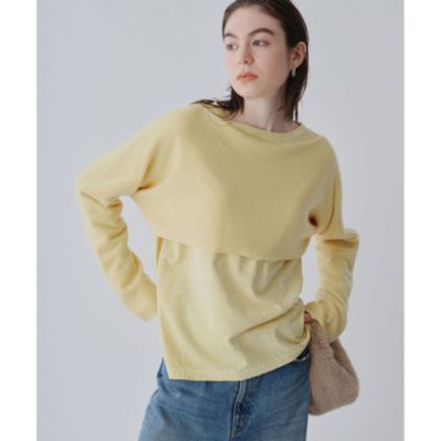 Whim Gazette(ウィム ガゼット)の【GEMINI】カシミヤショートプル