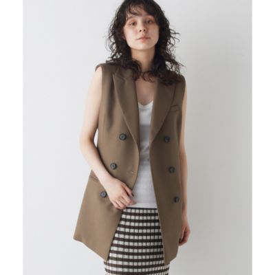 ★美品★Whim Gazette/ウィム ガゼット/ペプラムジレ Whim Gazette(ウィム ガゼット)のペプラムジレ通販 | 集英社HAPPY PLUS