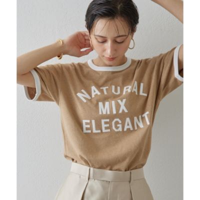 Whim Gazette(ウィム ガゼット)のパッチワークロゴTシャツ通販