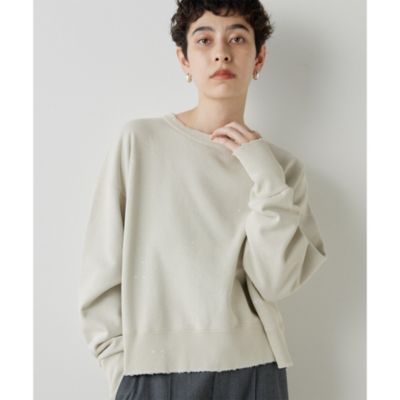 最終価格　Whim Gazette ヴィンテージ加工裏毛プルオーバー Whim Gazette(ウィム ガゼット)のヴィンテージ加工裏毛プル