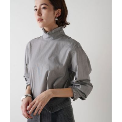 集英社HAPPY PLUS STOREWhim Gazette（ウィム ガゼット）/ハイネックフリルブラウス