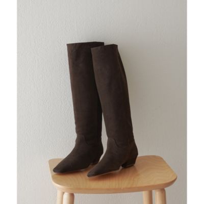 Whim Gazette(ウィム ガゼット)/【Hoaw.】スクエアトゥロングブーツ