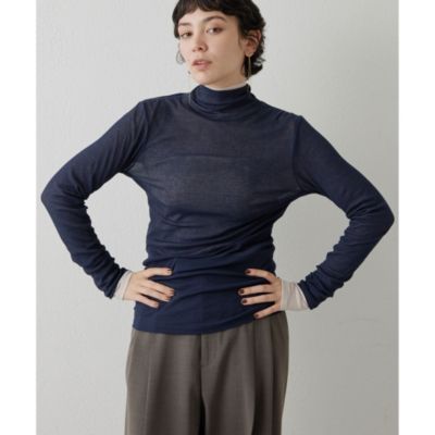 専用です！新品✨ウィムガゼット シアータートルネックプルオーバー 定価1.7万 シアータートルネックプルオーバー | Whim Gazette(ウィム