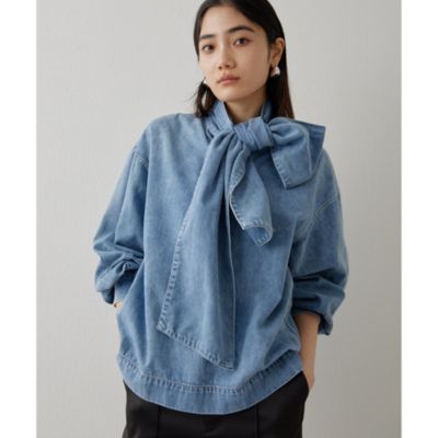 集英社HAPPY PLUS STOREWhim Gazette（ウィム ガゼット）/DENIMボウブラウス