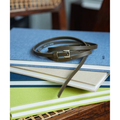 集英社HAPPY PLUS STOREWhim Gazette（ウィム ガゼット）/【Hoaw.】レザーナローベルト