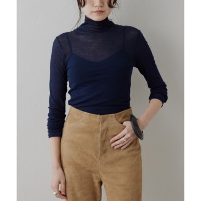 専用です！新品✨ウィムガゼット シアータートルネックプルオーバー 定価1.7万 Whim Gazette(ウィム ガゼット)のシアータートルプルオーバー