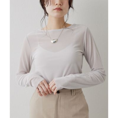 Whim Gazette ◆ 2025SS シアーベロアバックシャンカットソー ウィムガゼット Whim Gazette シアーベロアバックシャン