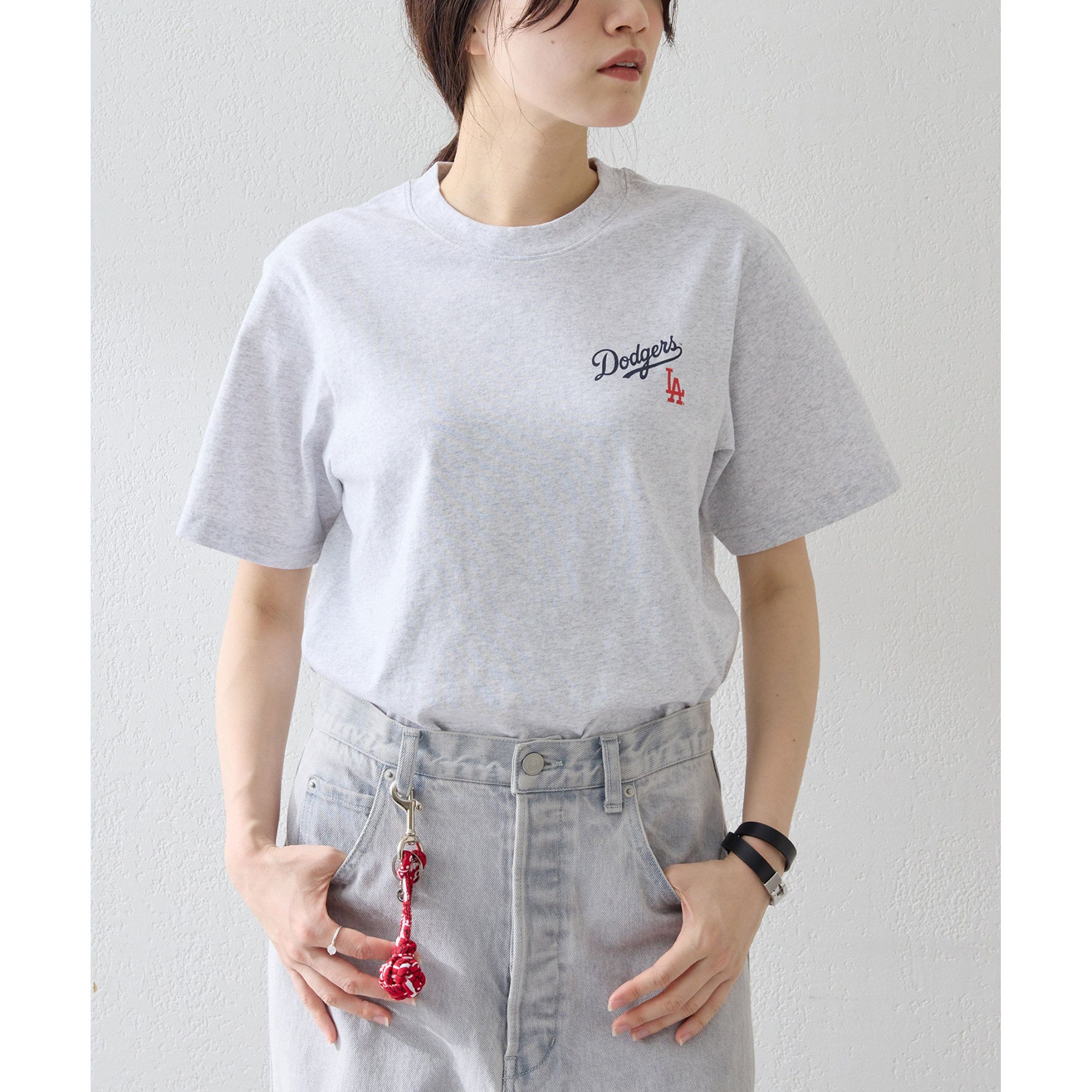 Whim Gazette(ウィム ガゼット)/【Sporty＆Rich】Dodgers Serif T