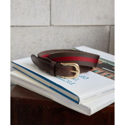 【美品】ADRIANO MANEGHETTI ストライプベルト 美品】ADRIANO MANEGHETTI ストライプベルト - メルカリ