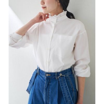 Whim Gazette ウィムガゼット ネックギャザーシャツ Whim Gazette(ウィム ガゼット)のネックギャザーシャツ通販 | 集英社