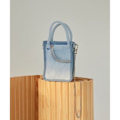 集英社HAPPY PLUS STOREWhim Gazette（ウィム ガゼット）/【Jeanie Blue】STUDS MINI TOTE