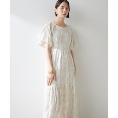 集英社HAPPY PLUS STOREWhim Gazette（ウィム ガゼット）/エンブロイダリーパフワンピース