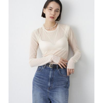 　【NICENICE MOMENT】MESH LS SHELL