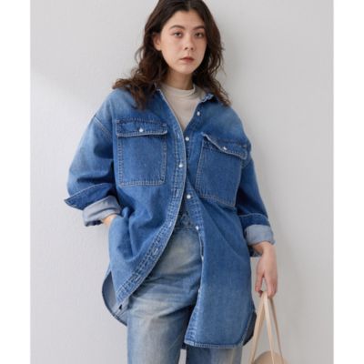 Whim Gazette　ウィムガゼット　DENIM　シャツ　ワンピース DENIMシャツワンピース（シャツ/ブラウス）｜Whim Gazette