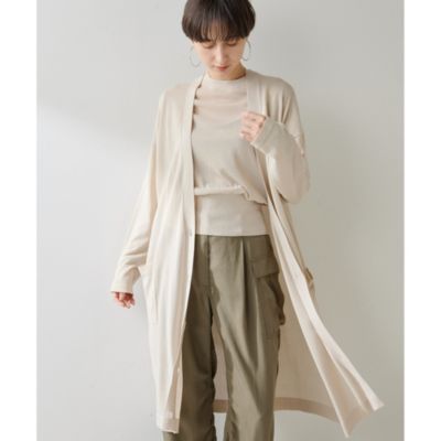 新品 Whim Gazette ウィム ガゼット ハイゲージ ロングカーディガン Whim Gazette(ウィム ガゼット)のハイゲージテンジクロング