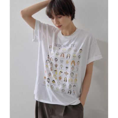 未着用　ウィムガゼット　デザイナーTシャツ Whim Gazette(ウィム ガゼット)の【UNFORTUNATE PORTRAIT】Designer T