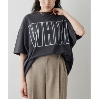 専用☆ウィムガゼット☆WHIM リラックスロゴTシャツ Whim Gazette tシャツ リラックスロゴTシャツ レディース