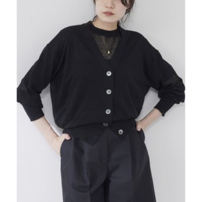 集英社HAPPY PLUS STOREWhim Gazette（ウィム ガゼット）/シアーリネンカーディガン