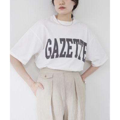 Whim Gazette(ウィム ガゼット)のGAZETTEロゴ Tシャツ通販