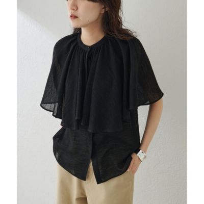 集英社HAPPY PLUS STOREWhim Gazette（ウィム ガゼット）/ケープブラウス