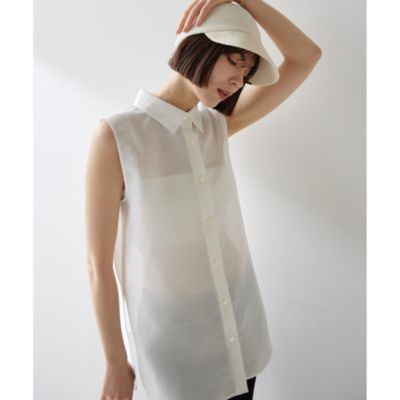 集英社HAPPY PLUS STOREWhim Gazette（ウィム ガゼット）/シアーノースリーブシャツ