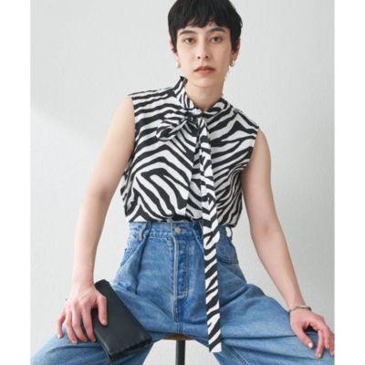 美品✨ ウィムガゼット ボウタイ ドルマン ブラウス タイプライター ストライプ Whim Gazette - 美品✨ ウィムガゼット ボウタイ ドルマン