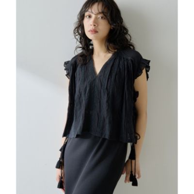 集英社HAPPY PLUS STOREWhim Gazette（ウィム ガゼット）/レースタッセルブラウス