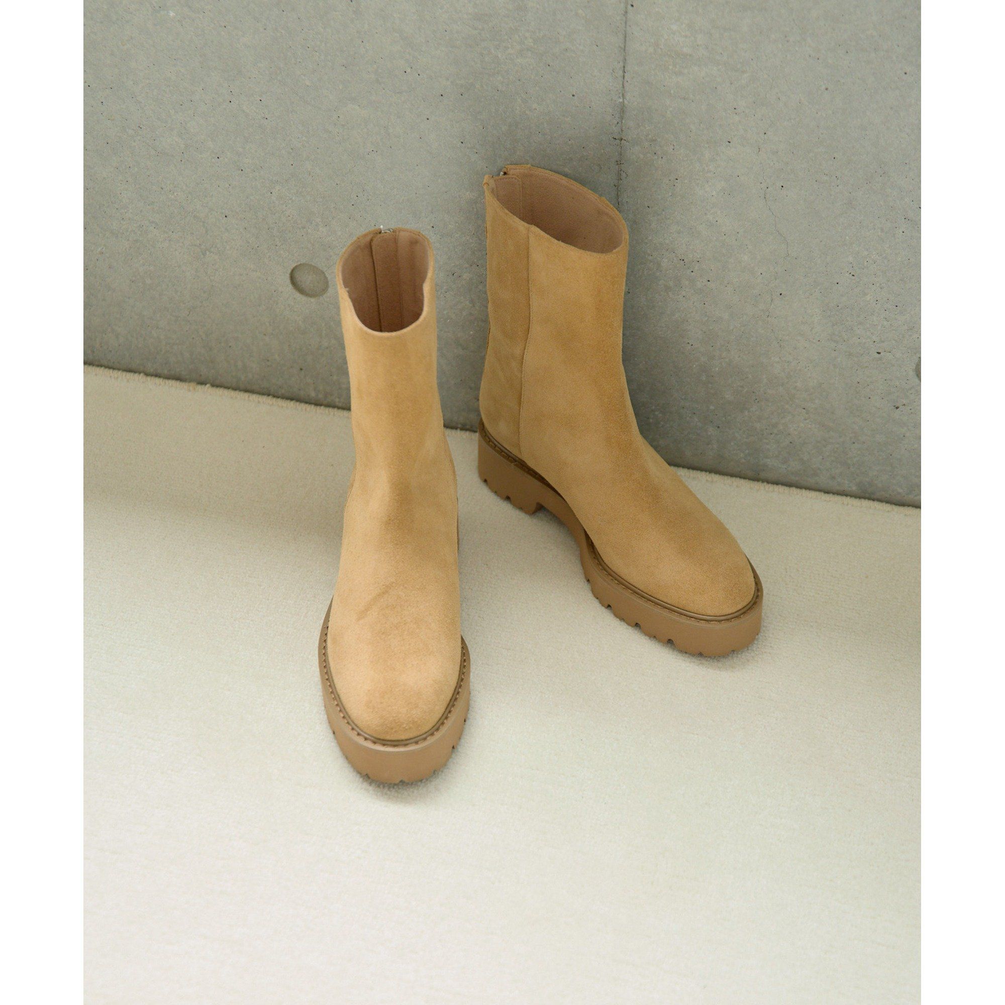 Whim Gazette(ウィム ガゼット)/【Hoaw.】バックZIPショートブーツ