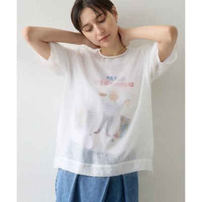 集英社HAPPY PLUS STOREWhim Gazette（ウィム ガゼット）/シアーフェザーTEE