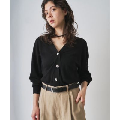 集英社HAPPY PLUS STOREWhim Gazette（ウィム ガゼット）/リネンシルクカーディガン