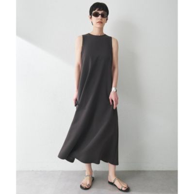 Whim Gazette バックサテンワンピース Whim Gazette(ウィム ガゼット)のバックサテンワンピース通販