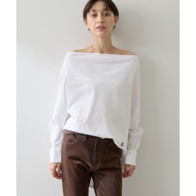 集英社HAPPY PLUS STOREWhim Gazette（ウィム ガゼット）/ブロードオフショルダーブラウス