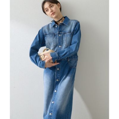 ウィムガゼット　デニムワンピース ストレッチデニムワンピース | Whim Gazette(ウィム ガゼット