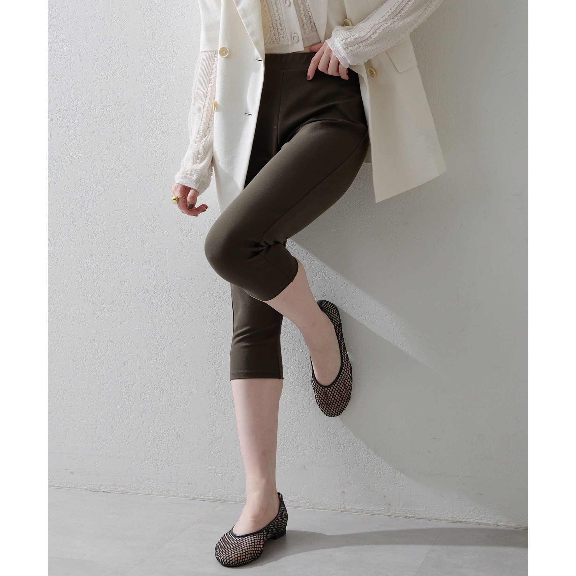 Whim Gazette(ウィム ガゼット)/【THE PAUSE】カプリパンツ