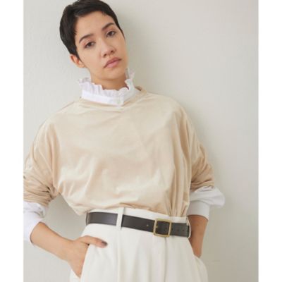 集英社HAPPY PLUS STOREWhim Gazette（ウィム ガゼット）/【THE PAUSE】シアーベロアTEE