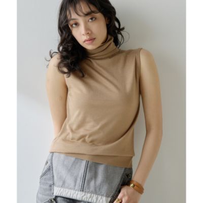 集英社HAPPY PLUS STOREWhim Gazette（ウィム ガゼット）/16Gタートルノースリーブプルオーバー