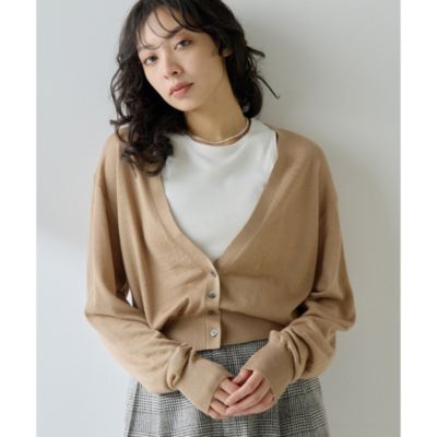 集英社HAPPY PLUS STOREWhim Gazette（ウィム ガゼット）/16G Vネックカーディガン