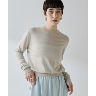 ウィムガゼットWhimGazette2025年製ダンボールクルーネックプルオーバ Whim Gazette(ウィム ガゼット)のクルーネックダンボールプル