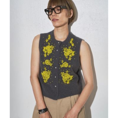 【新品】Whim Gazette GEMINI ジレ ブラウン 期間限定値下げ中 新品】Whim Gazette GEMINI ジレ ブラウン 期間限定値下げ中