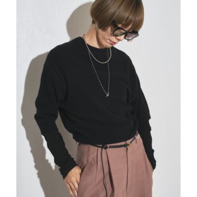 Whim Gazette - 24AW Whim Gazette ウィムガゼット ニット フェザー ブラック黒 24AW Whim Gazette ウィムガゼット ニット フェザー 黒 15 トップス