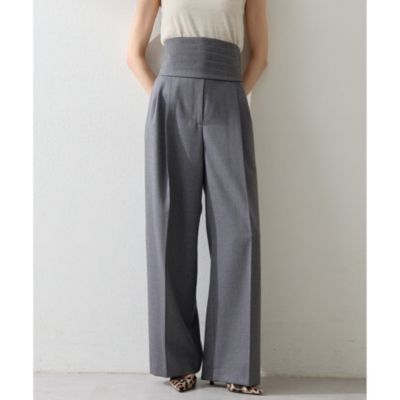 Whim Gazette 【美品】タックパンツ Whim Gazette｜ワイドタックパンツ | Rakuten Fashion(楽天