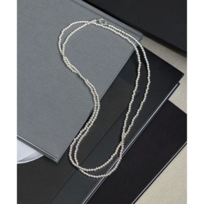 集英社HAPPY PLUS STOREWhim Gazette（ウィム ガゼット）/【Hoaw.】シルバービース ロングネックレス