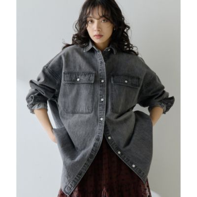 集英社HAPPY PLUS STOREWhim Gazette（ウィム ガゼット）/コットンヘンプデニムオーバーシャツ