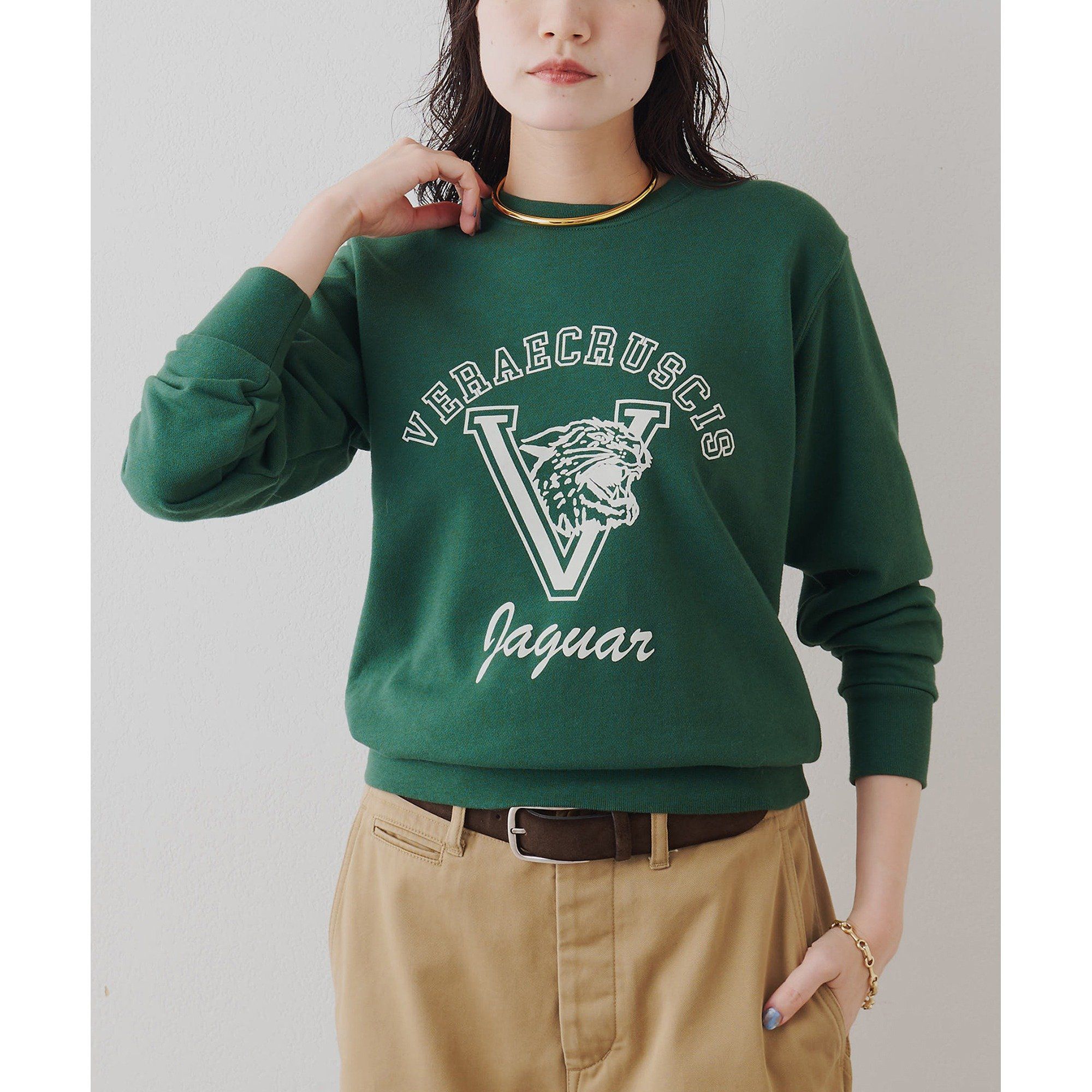 Whim Gazette(ウィム ガゼット)/ロゴフロッキー裏毛