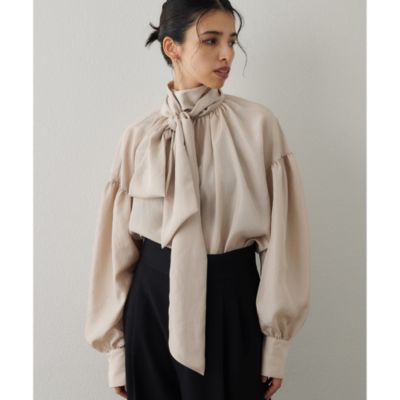 シルキーボウタイブラウス／Whim Gazette 