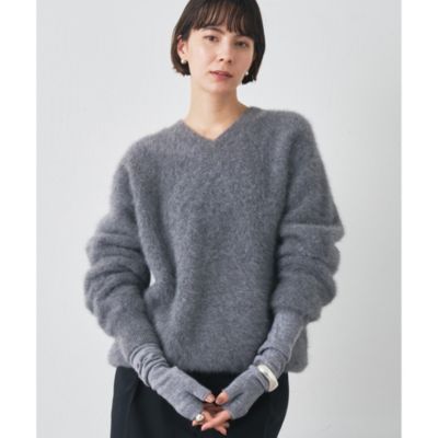 極美品 24SS ウィムガゼット ウォッシャブル ハイゲージカーディガン 白 極美品 24SS ウィムガゼット ウォッシャブル ハイゲージ