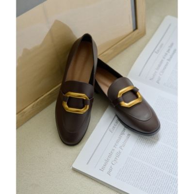 【美品】Whim Gazette THE PAUSEローファー Whim Gazette(ウィム ガゼット)の【THE PAUSE】バックル